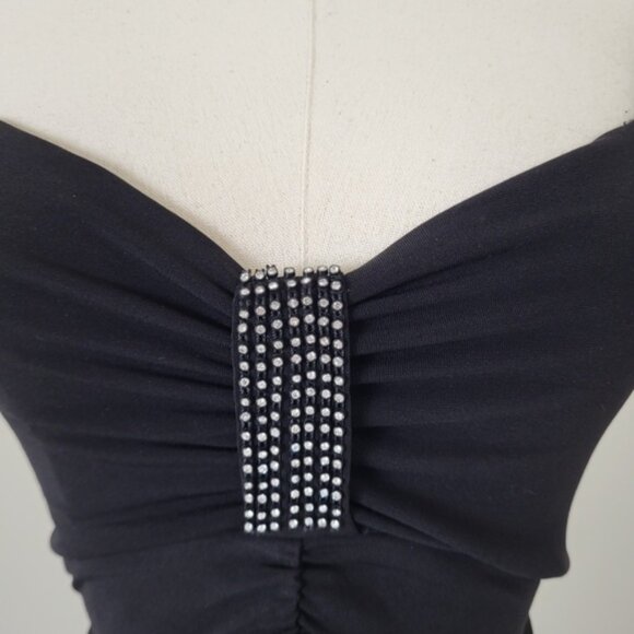 Y2K Fairy Midi Prom Dress Drop Waist Sleeveless Spaghetti Straps Tank - Picture 8 of 13